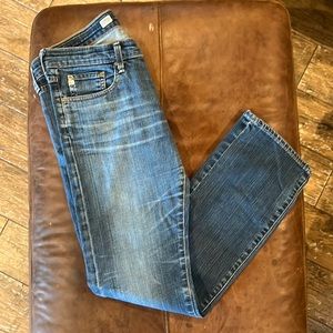 AG Adriano Goloschmied Tomboy Relaxed Straight Leg size 29R jeans